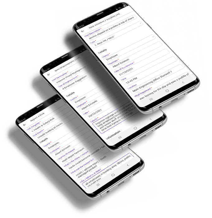 Mango Accident / Incident on mobile app