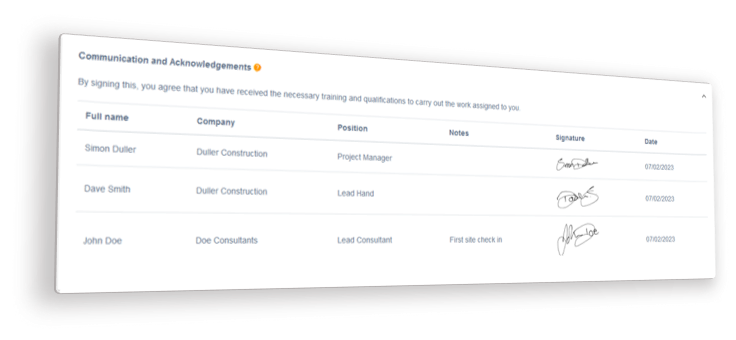 Capture physcial Signatures