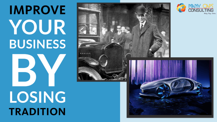 Improve by losing tradition