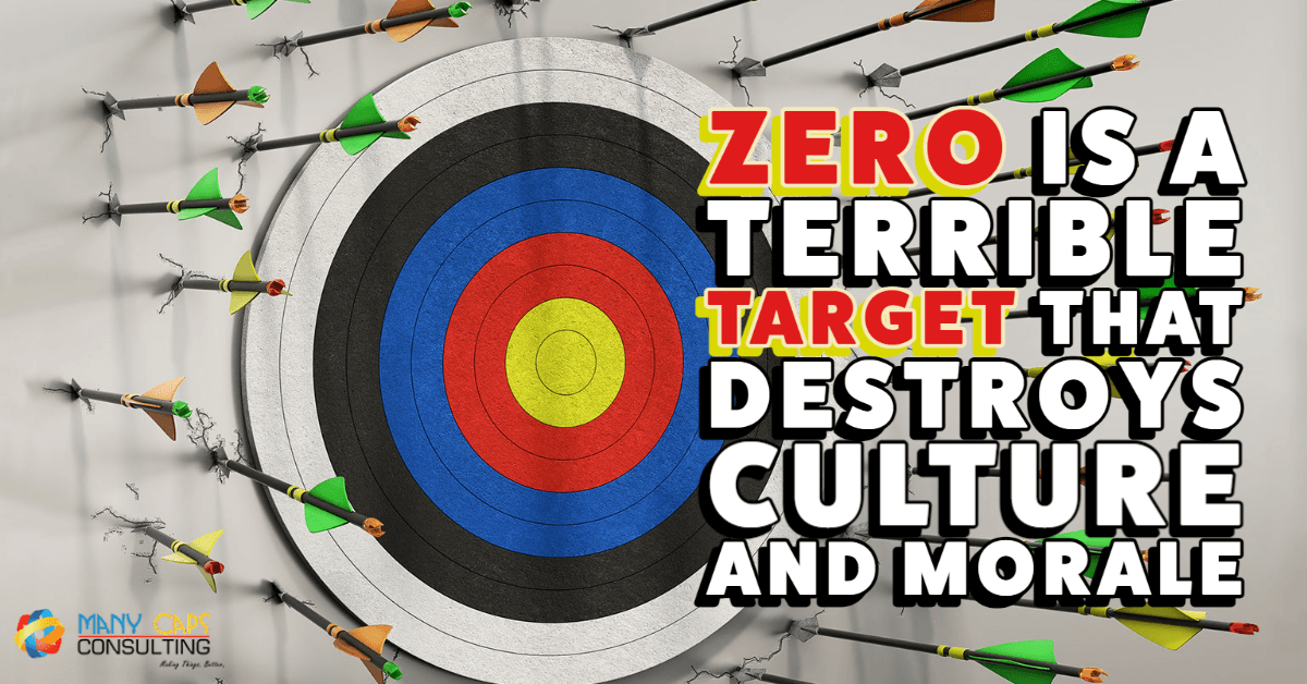 Zero is a terrible target that destroys culture and morale