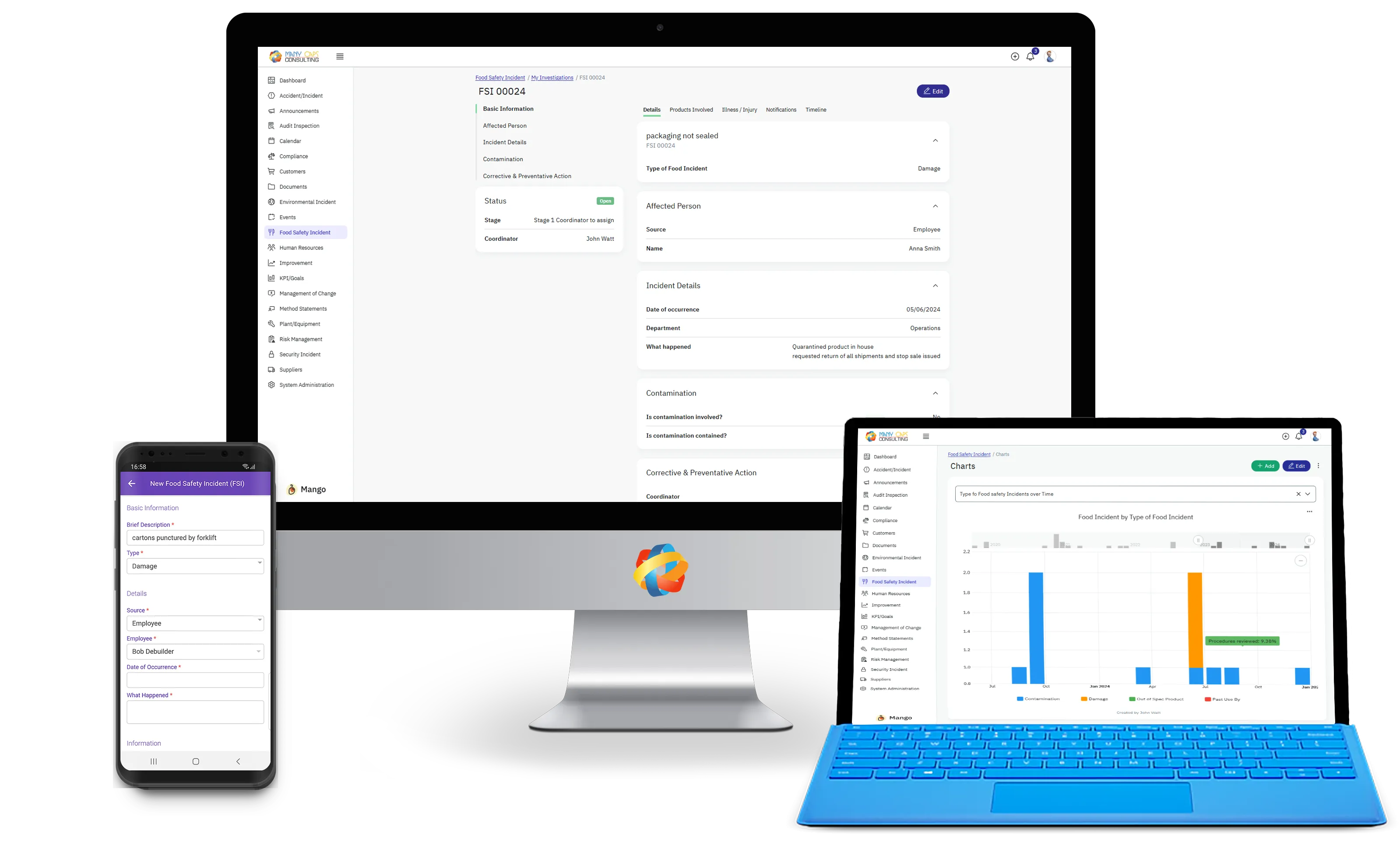 Mango Accident / Incident Module